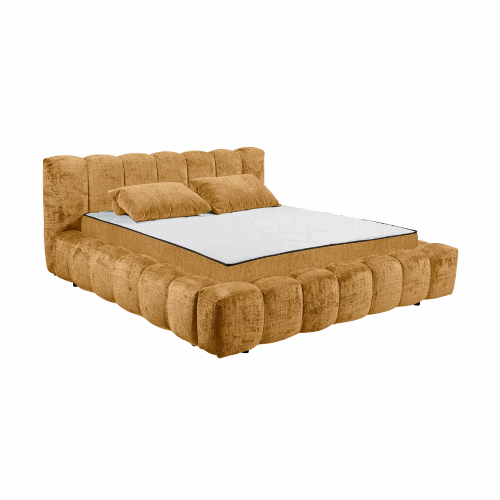 Boxspring Bexter - Gold | Includes Slatted Base & Matress