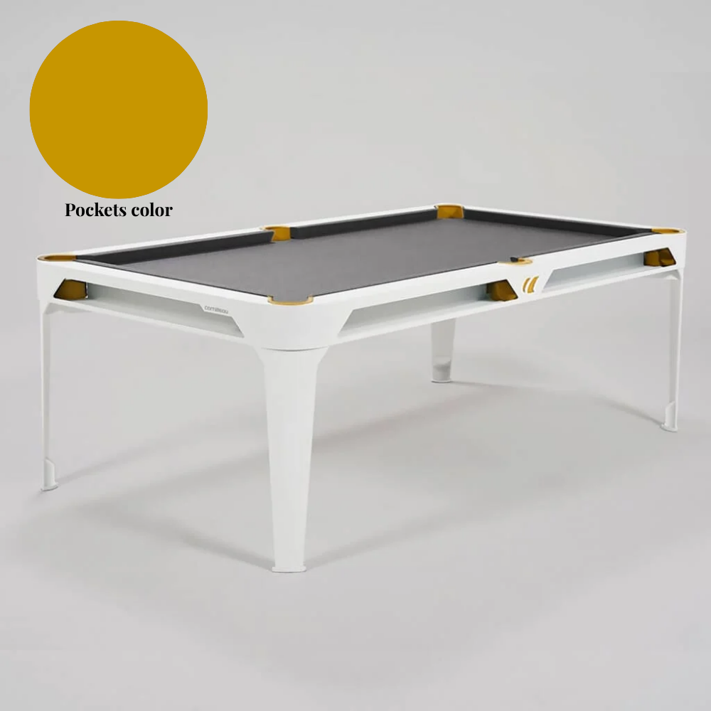 Outdoor Pool & Dining Table 7FT White