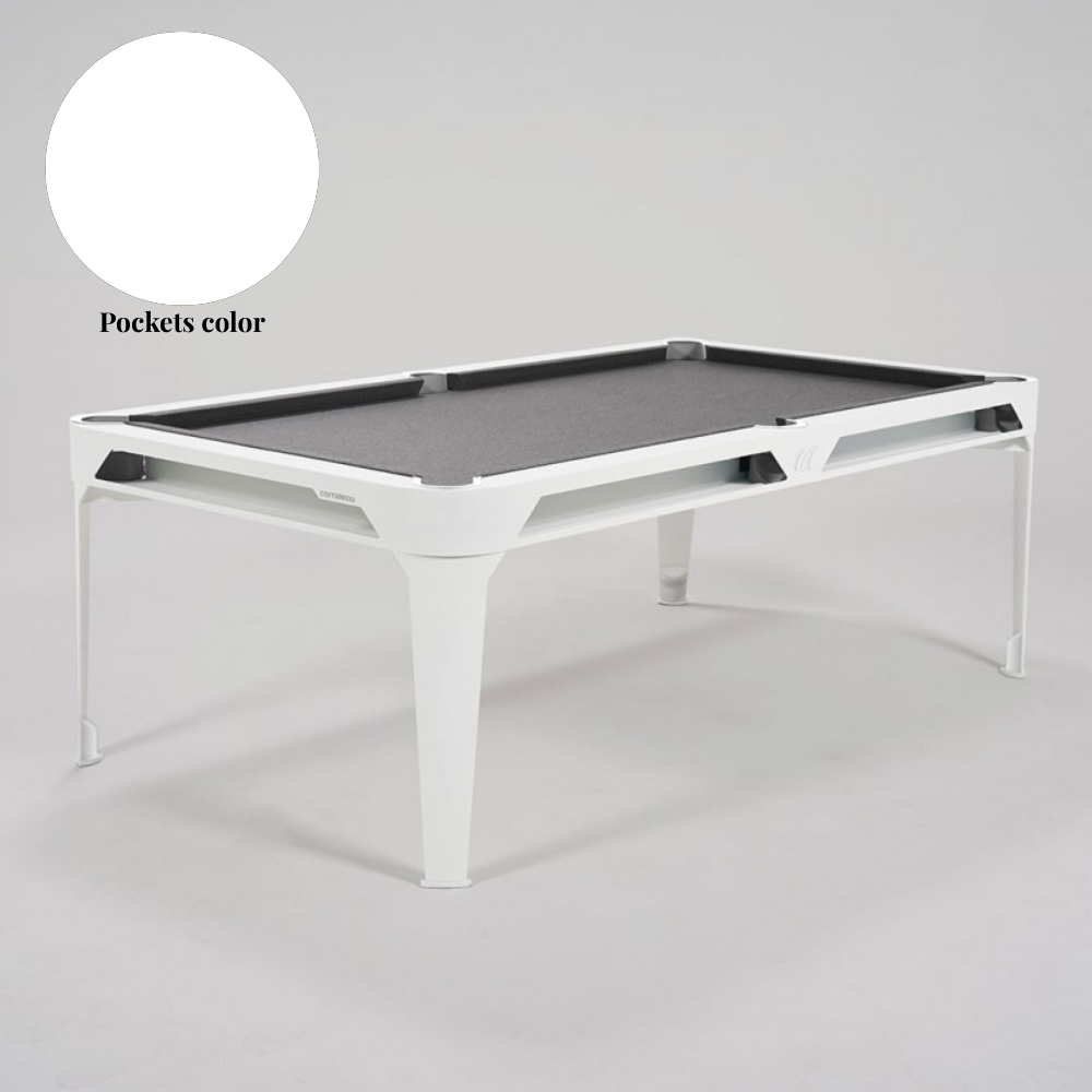 Outdoor Pool & Dining Table 7FT White
