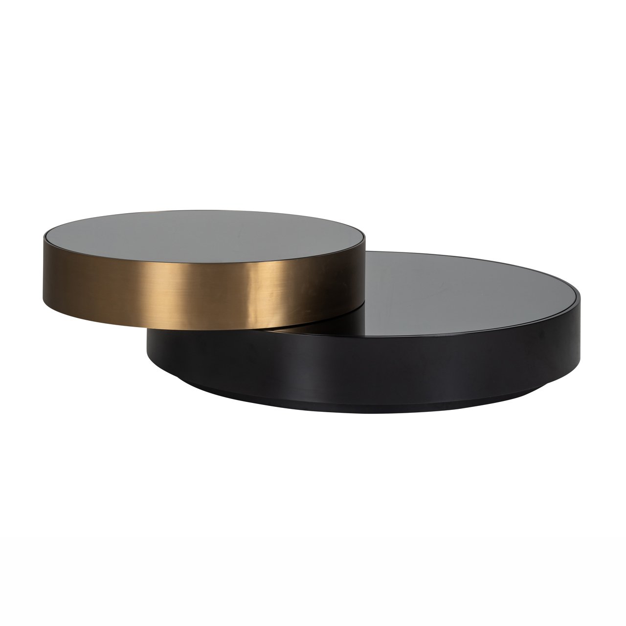 Coffee table Alexander Jones black/gold (Slice)