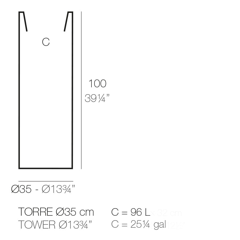 Tower Ø 35X100