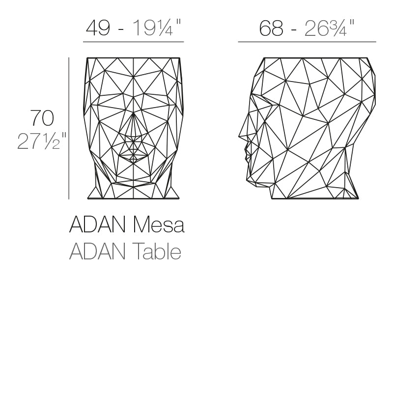 Adan Table 49X68X70