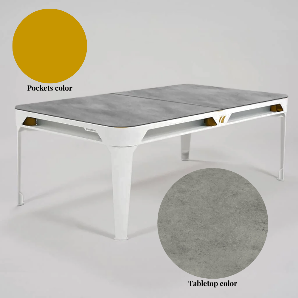 Outdoor Pool & Dining Table 7FT White