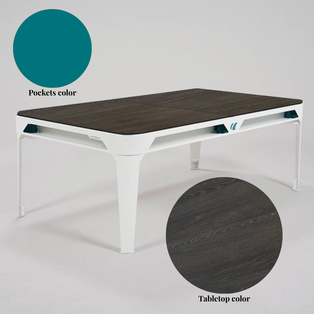 Outdoor Pool & Dining Table 7FT White