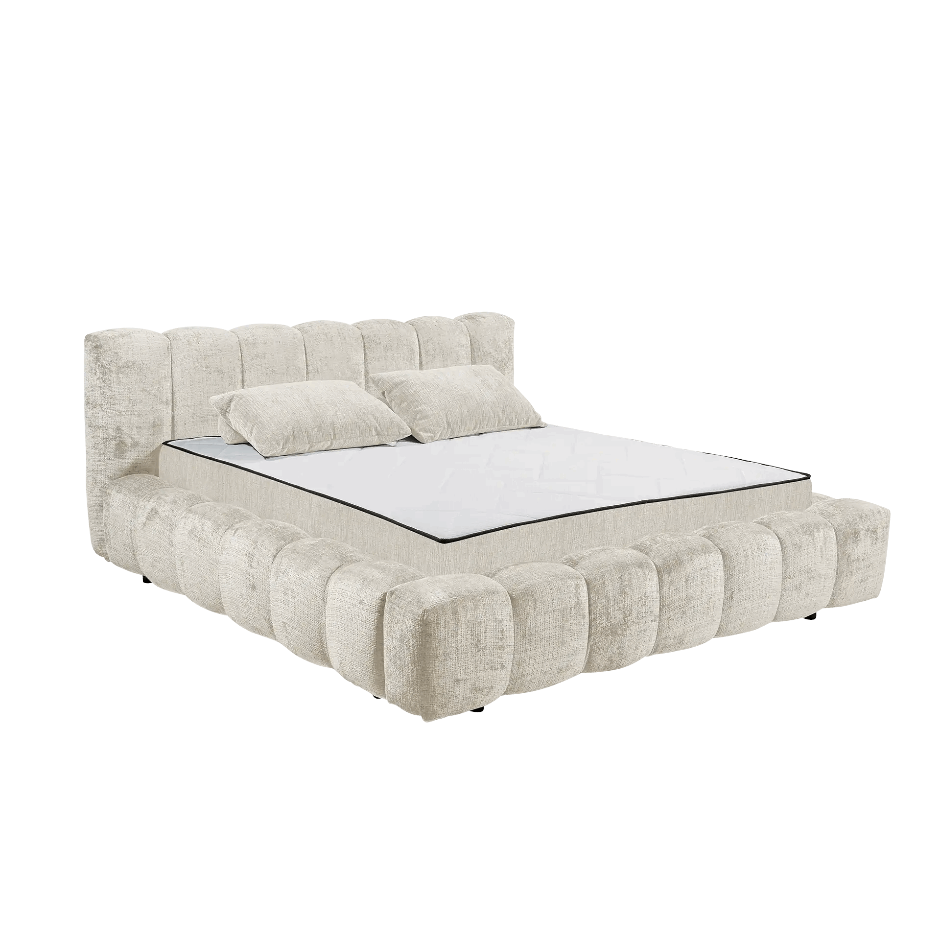 Boxspring Bexter - Beige | Includes Slatted Base & Matress