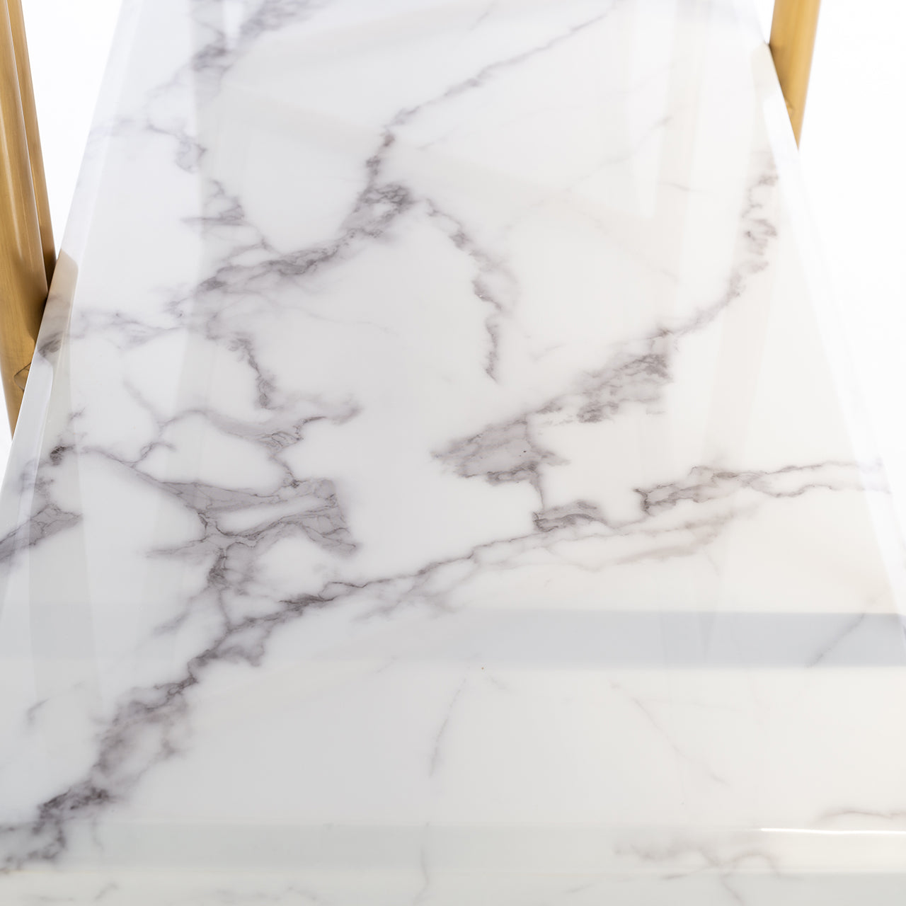 Display cabinet Lagrand 3-shelves (Gold)