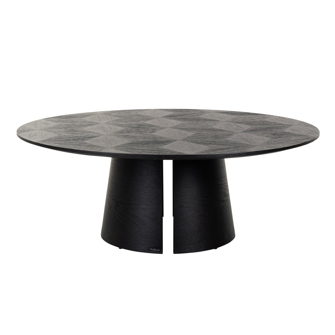 Coffee table Blax black 110Ø