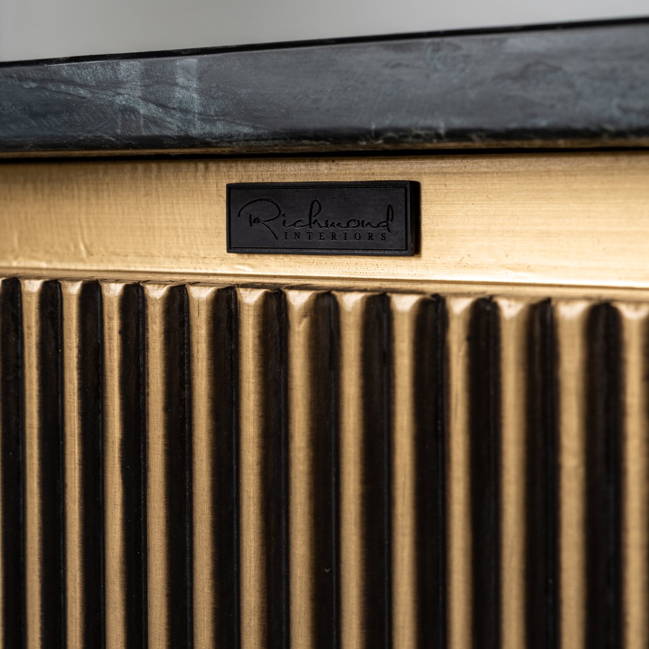 Coffee table Ironville gold 90x90