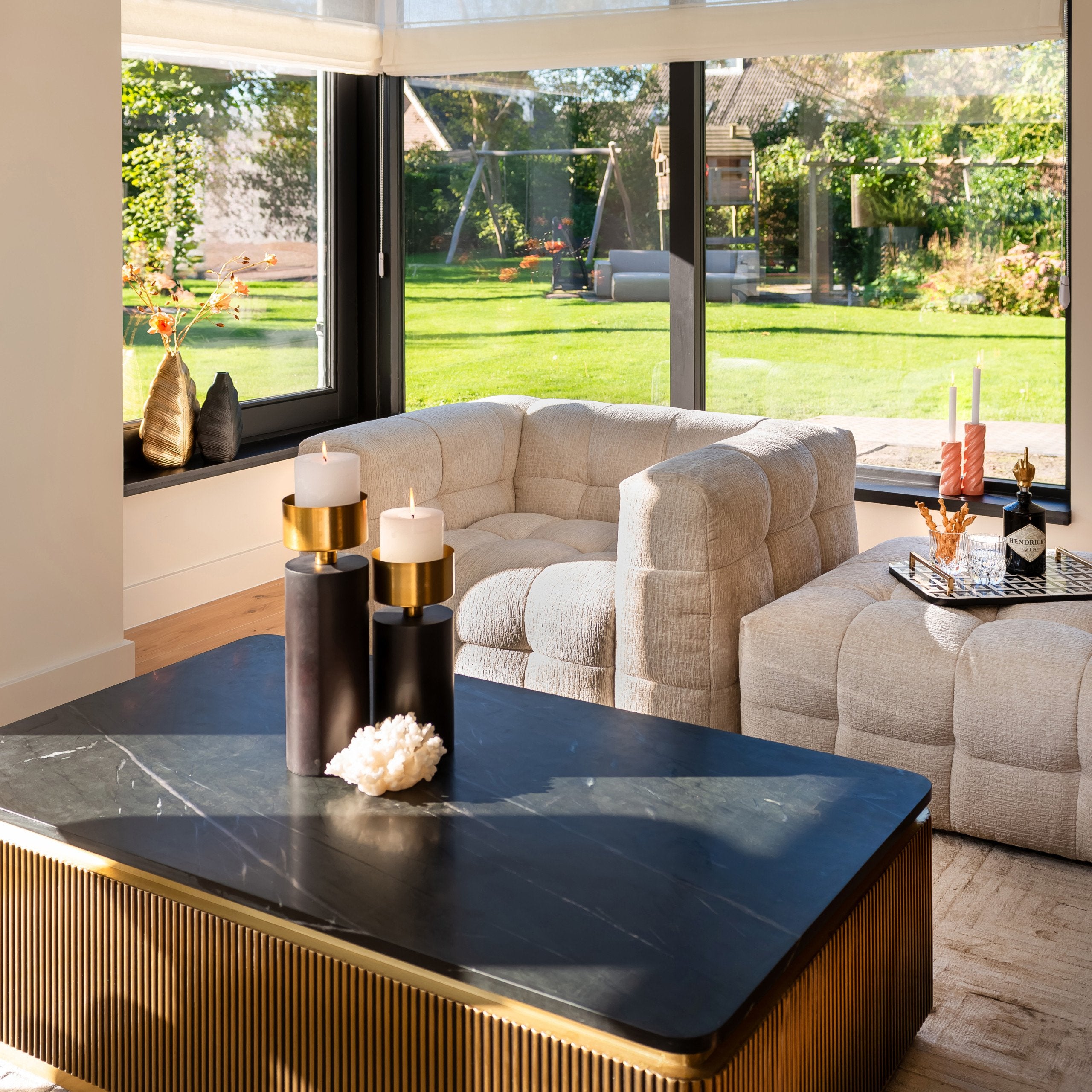 Coffee table Ironville gold