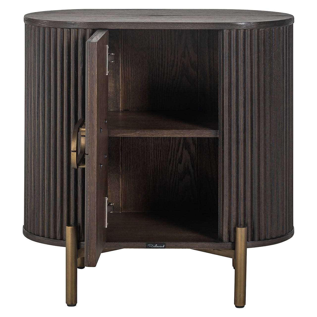 Nightstand Luxor 1-door (Brown)