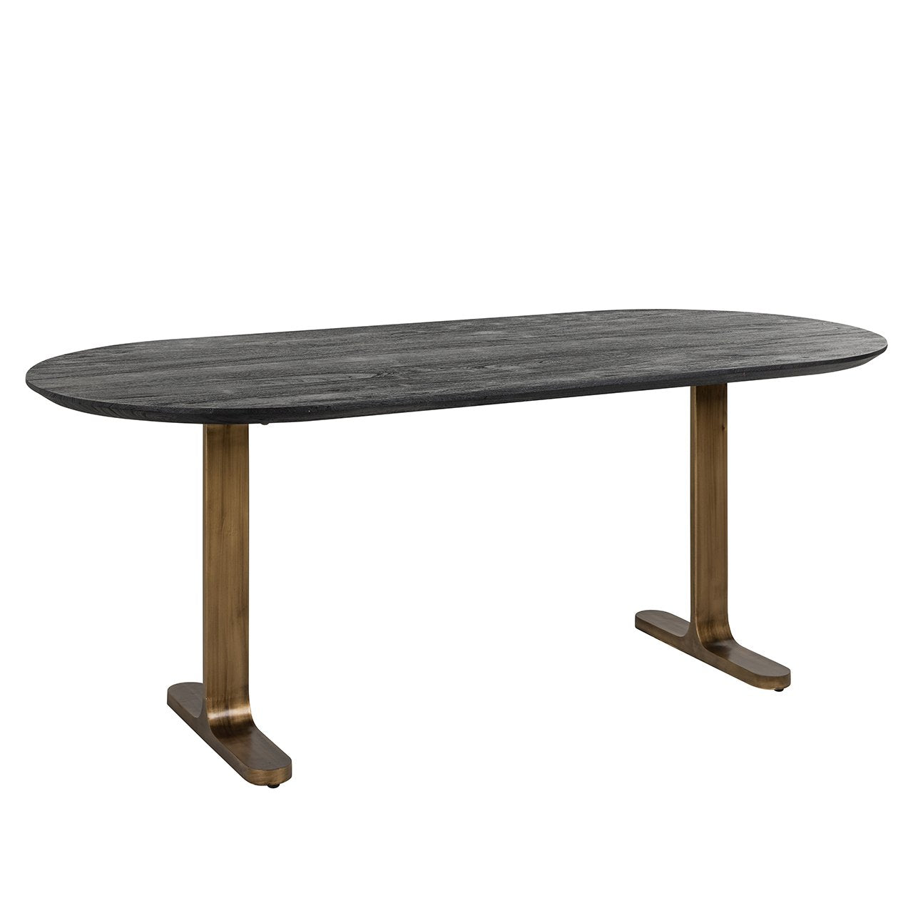 Dining table Revelin 200 (Black/gold)