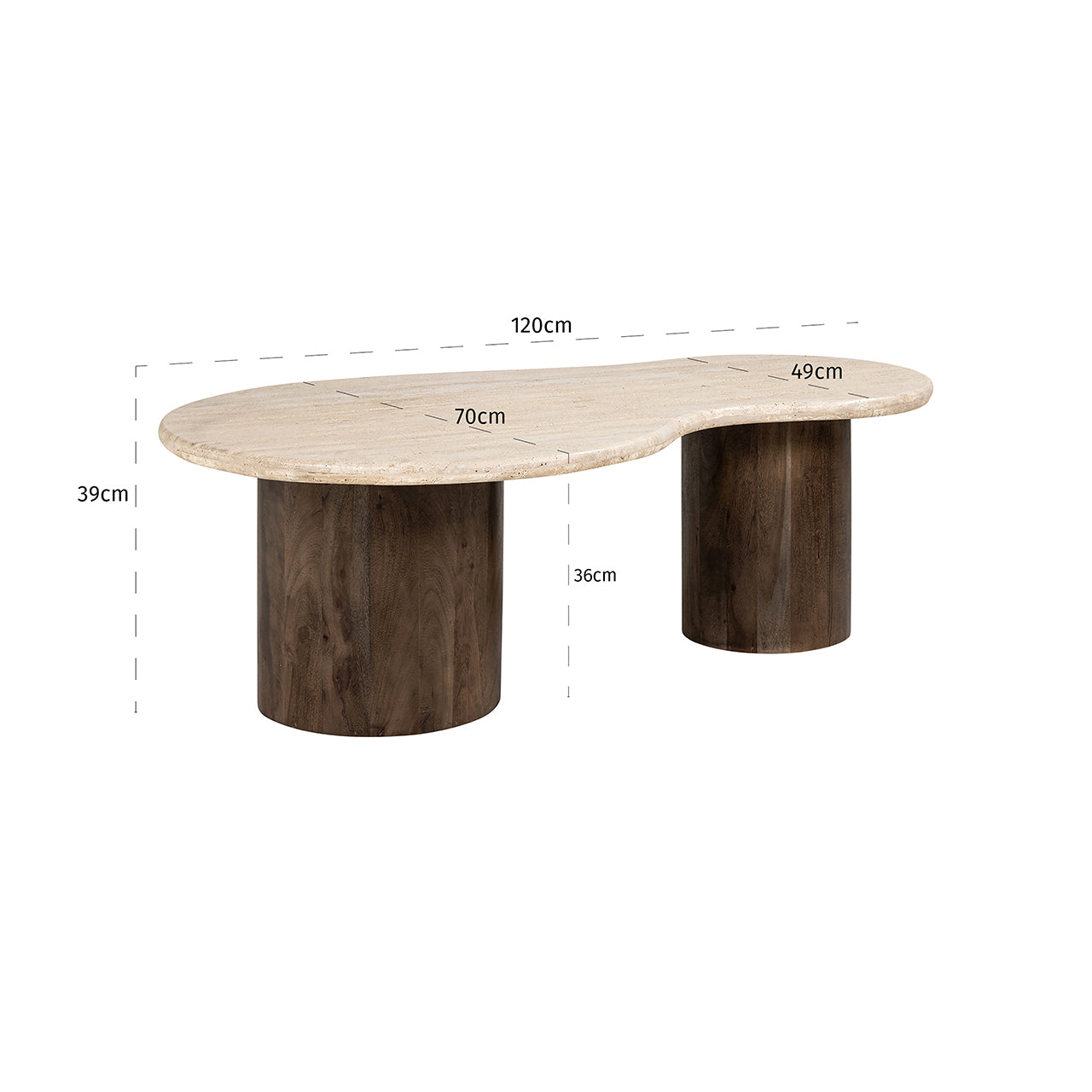 Coffee table Douglas (Brown)