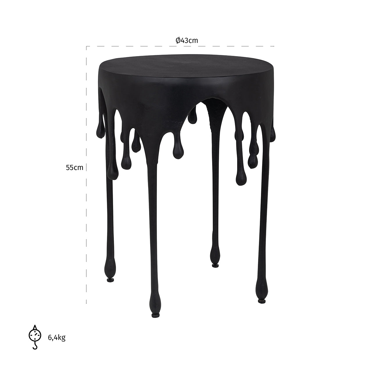 End table Laila (Black)