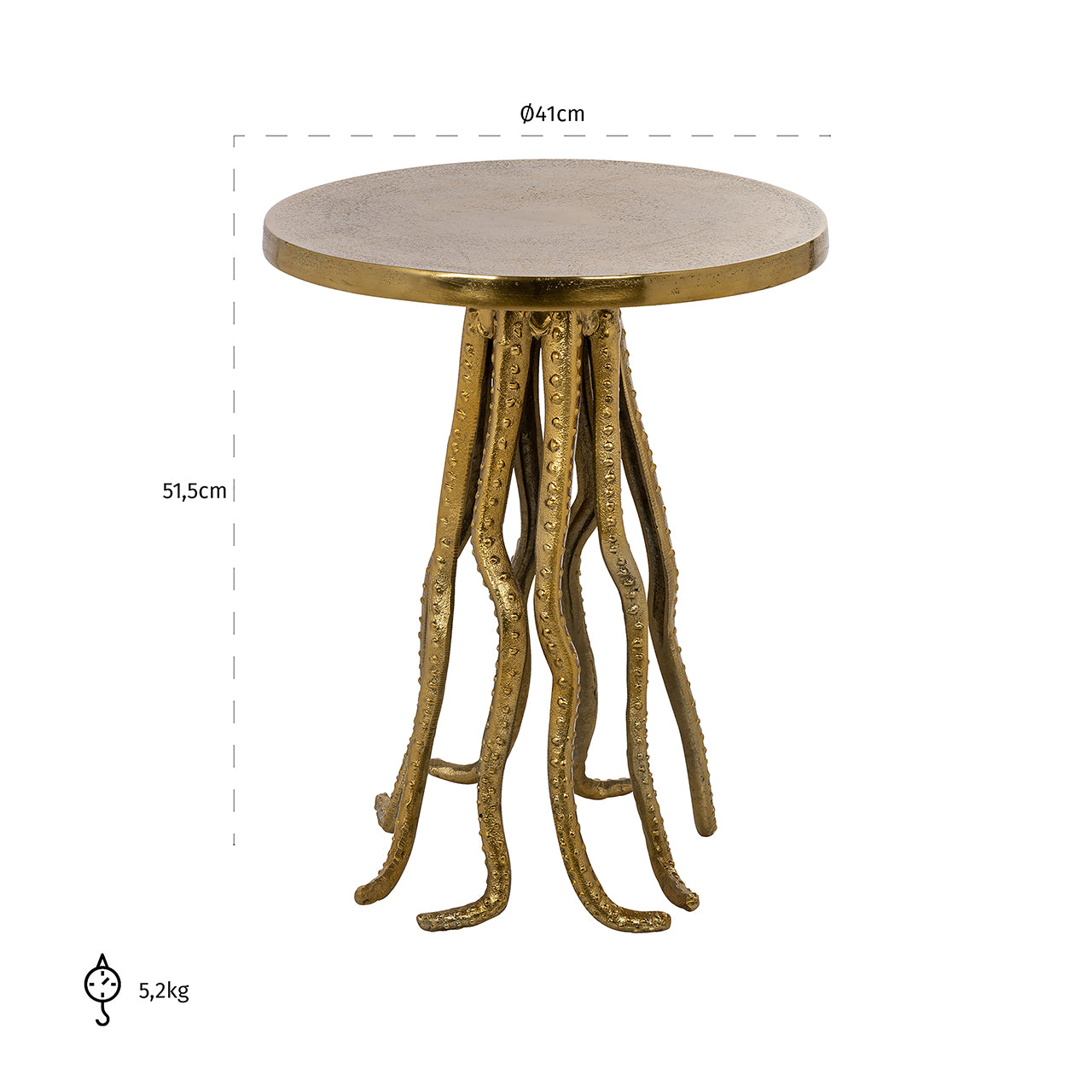 End table Macey (Gold)
