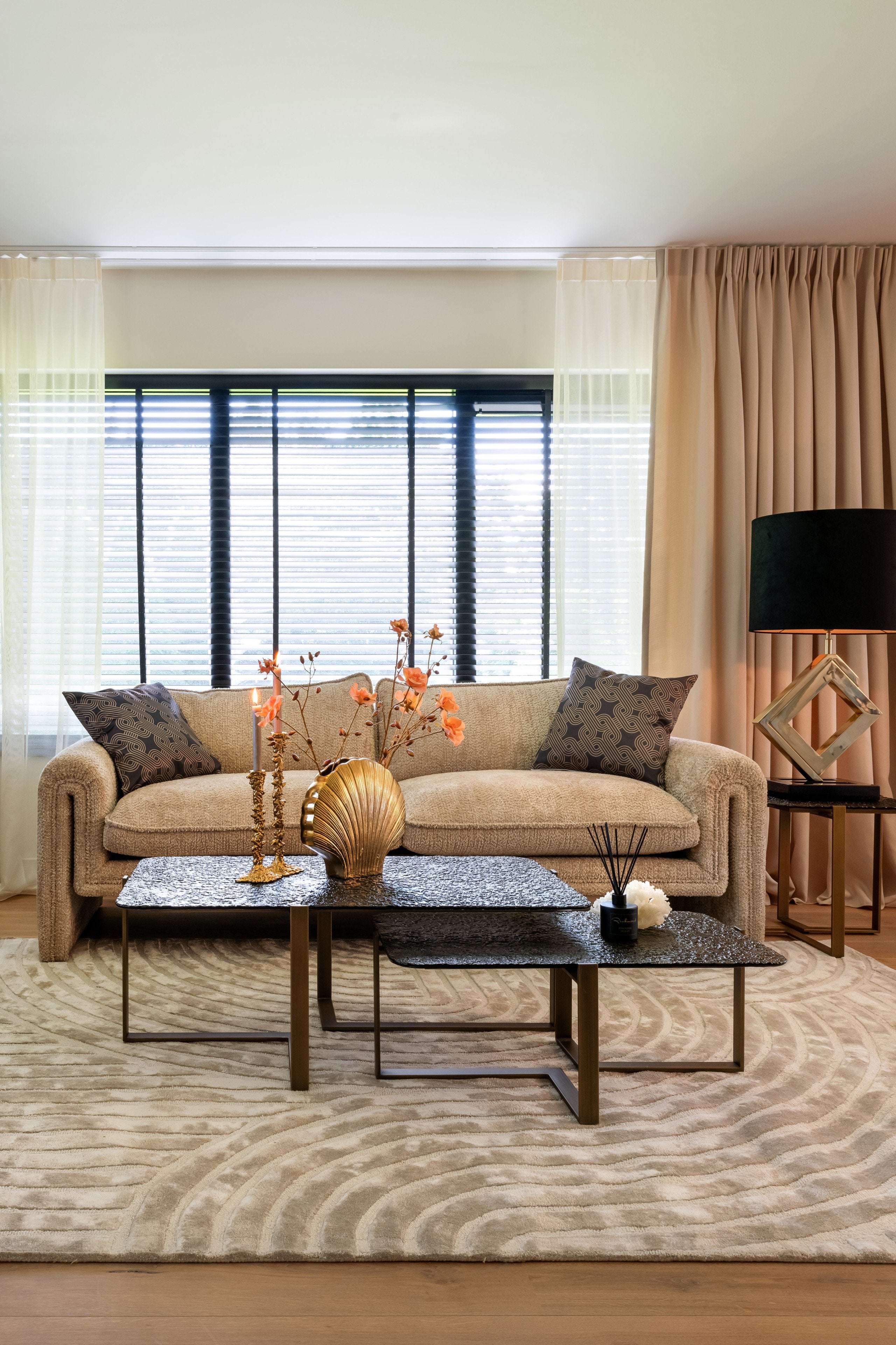 Coffee table Sterling brown (Set of 2)