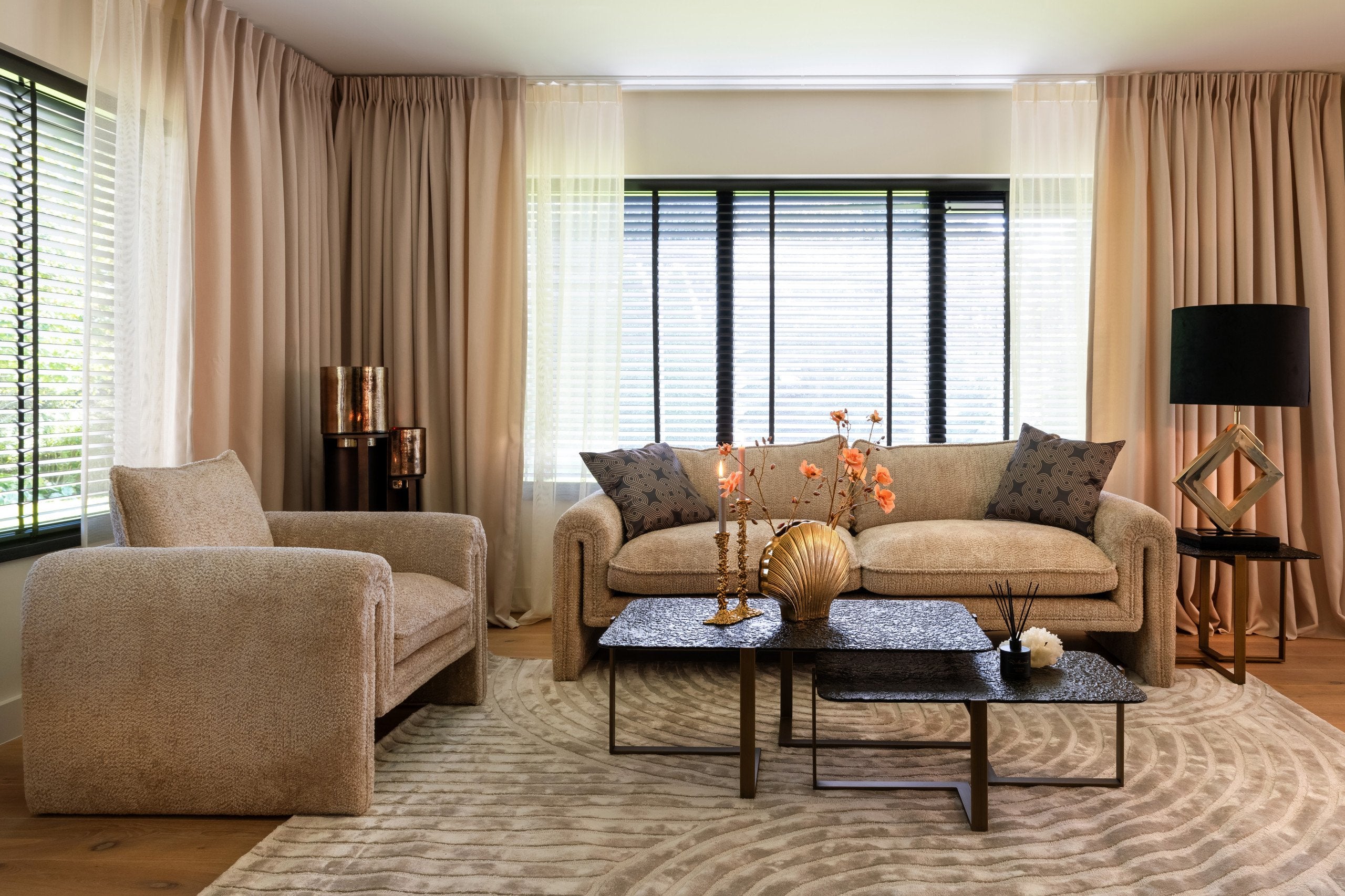 Coffee table Sterling brown (Set of 2)