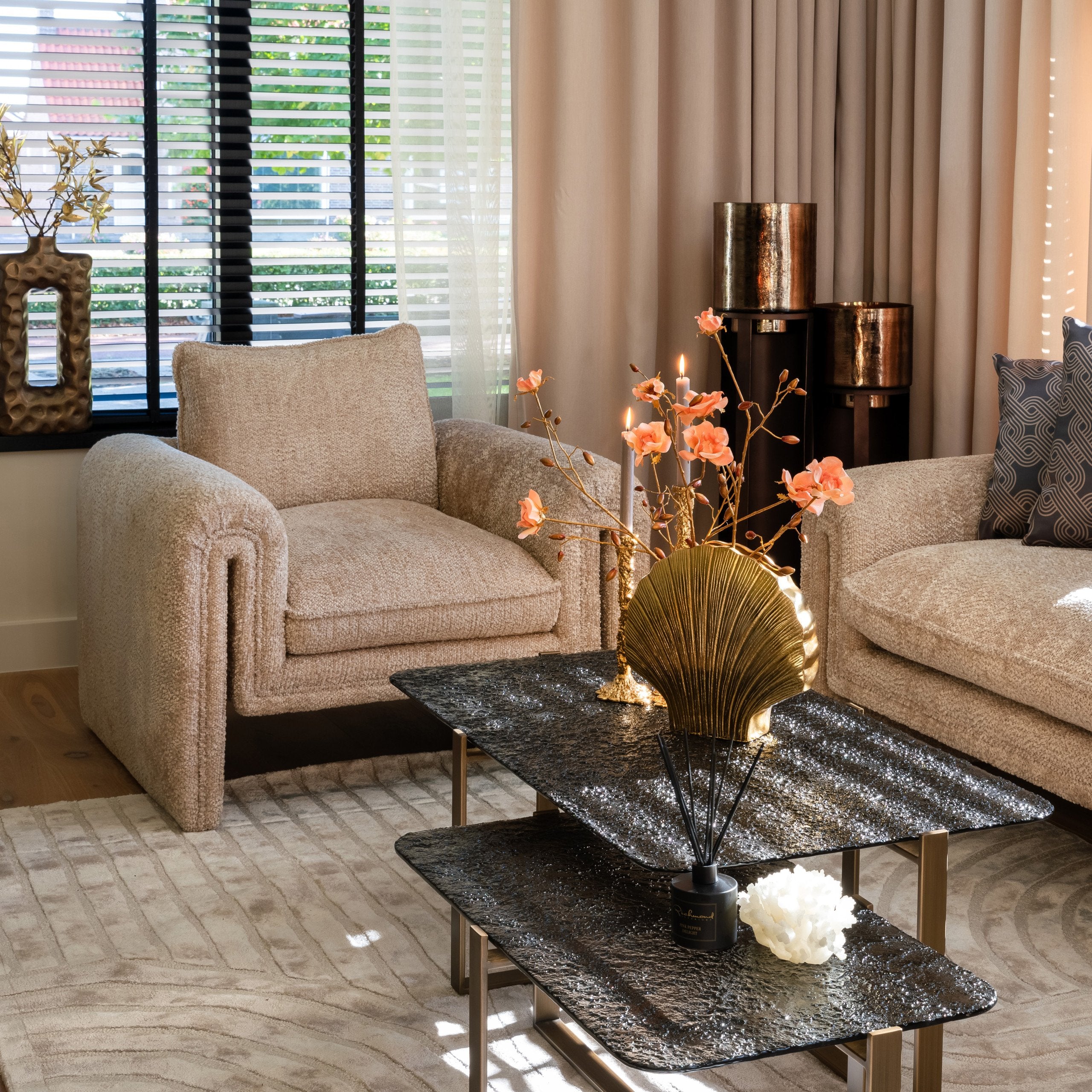 Coffee table Sterling brown (Set of 2)