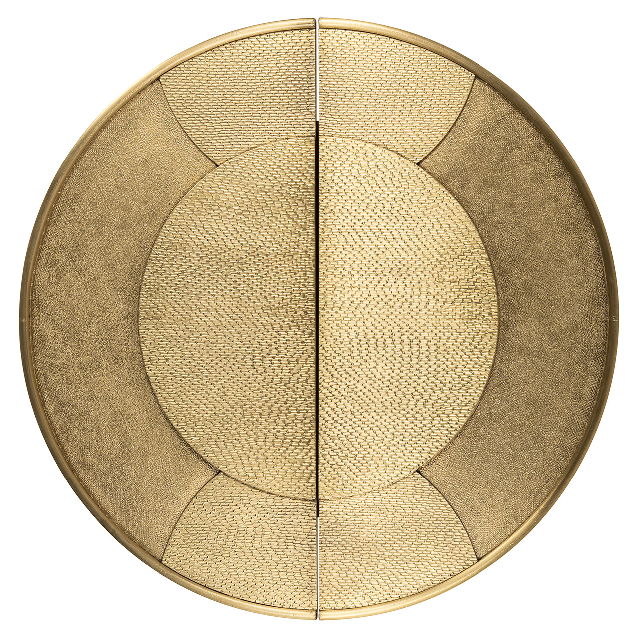 Wall cabinet Bowie 2-doors (Black/gold)