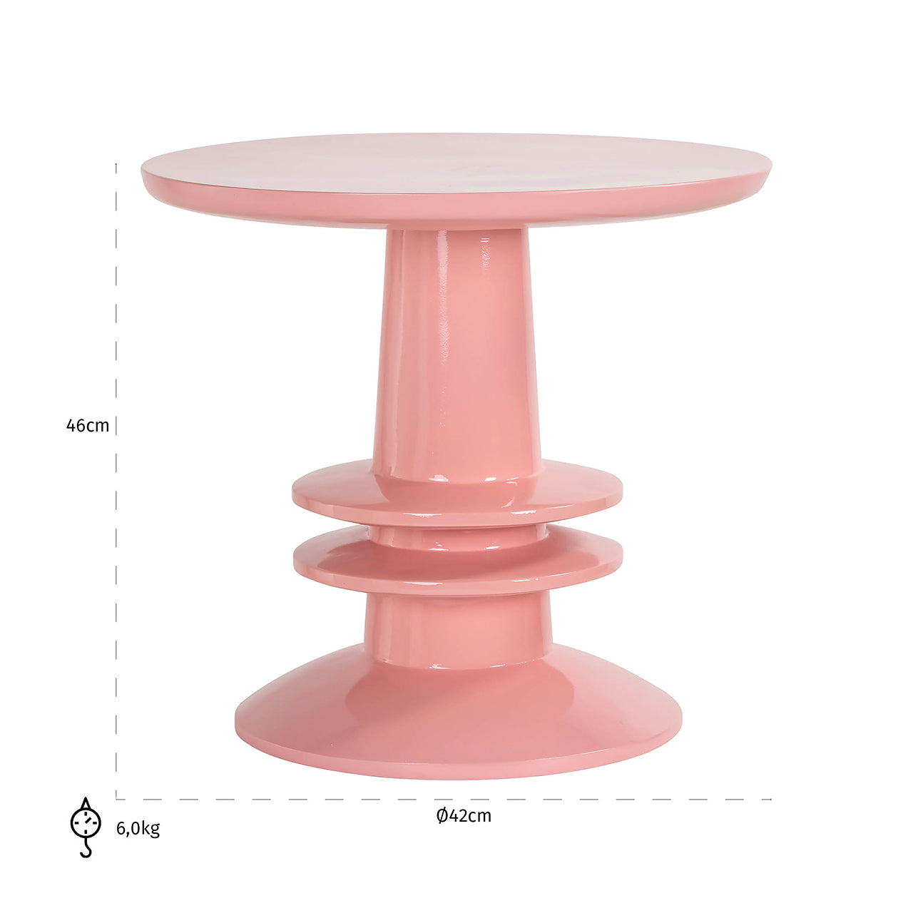 End table Josy (Pink)