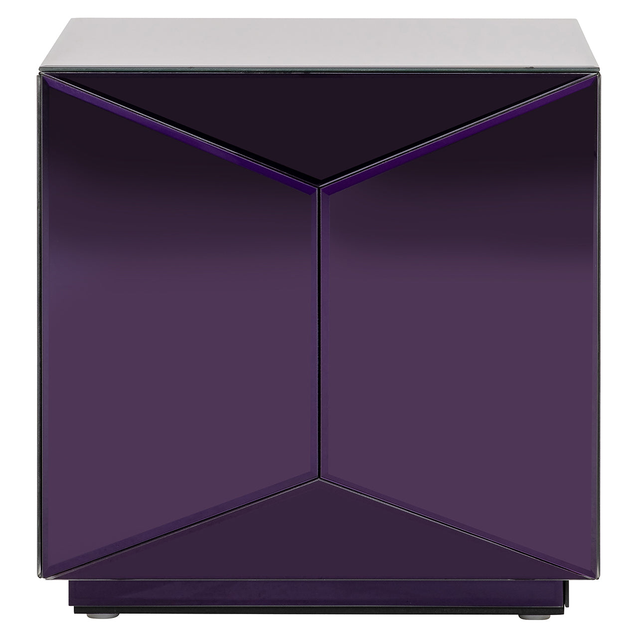 End table Shifra mirror purple ()