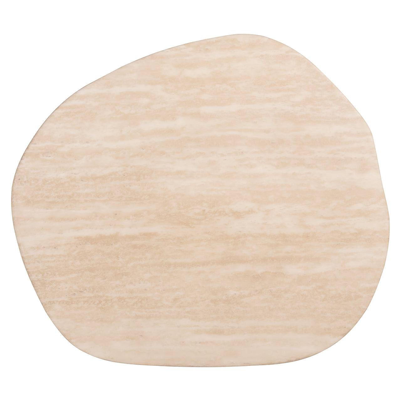 End table Fictus faux travertine (Beige)