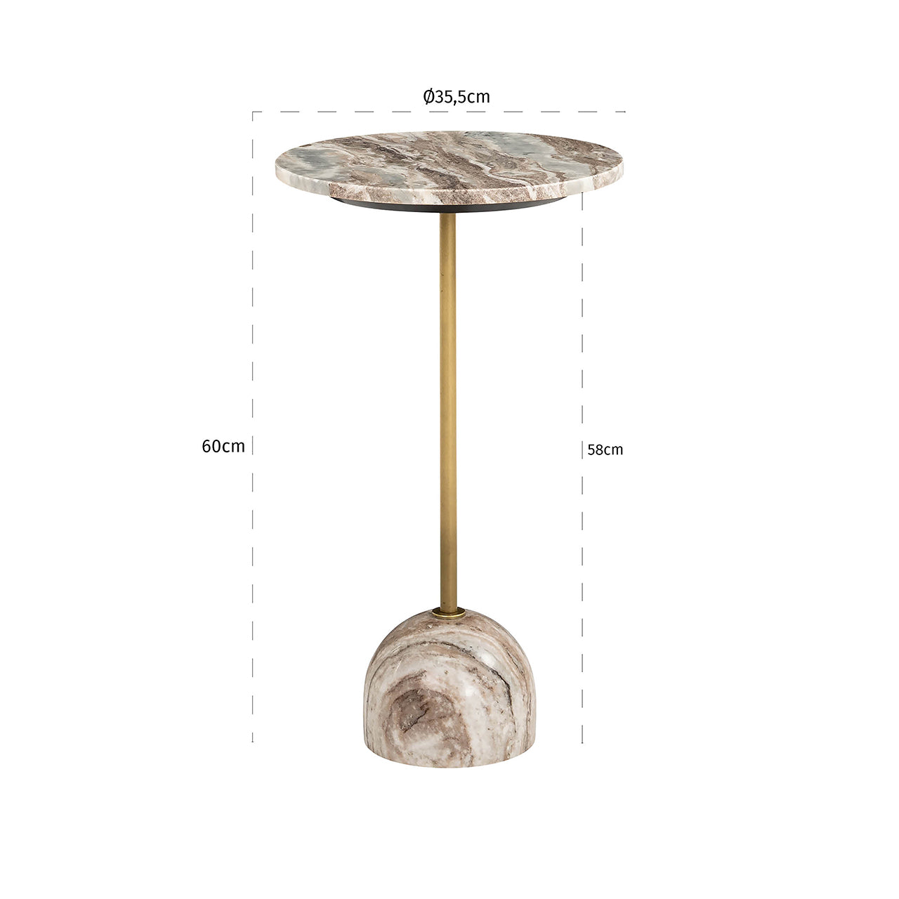 End table Kobe (Sand)