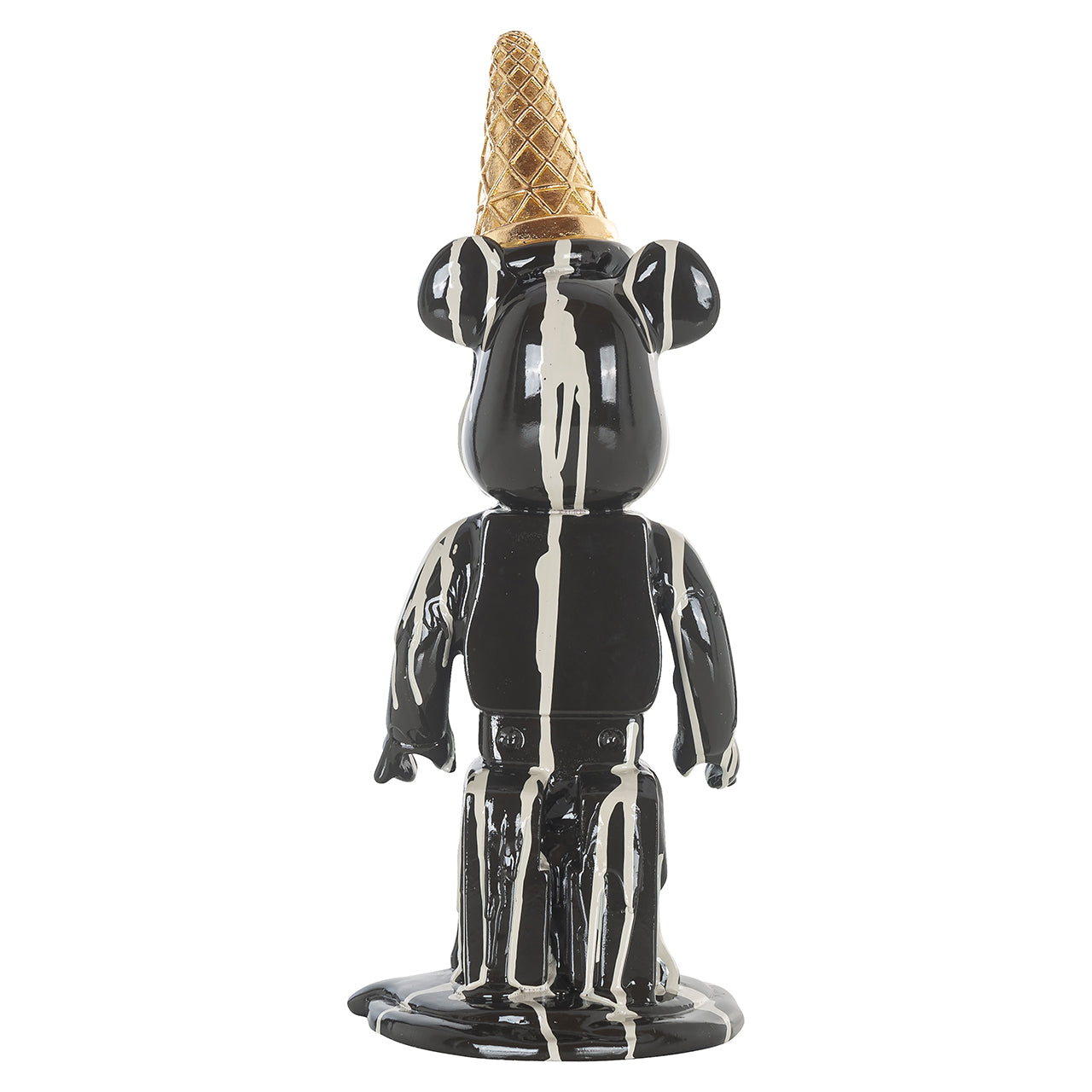 Decorative object Icebear black (Black)