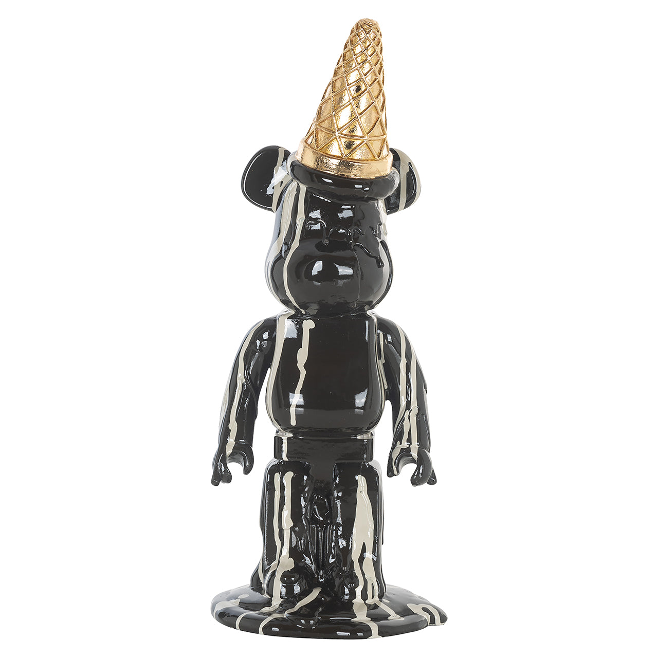 Decorative object Icebear black (Black)