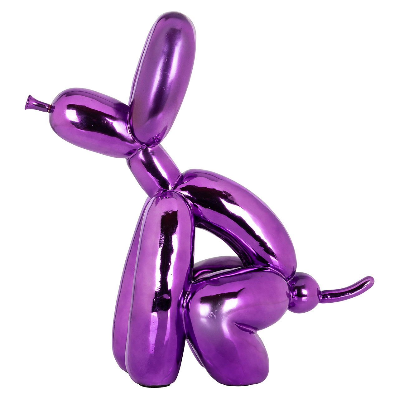 Decorative object Dog purple