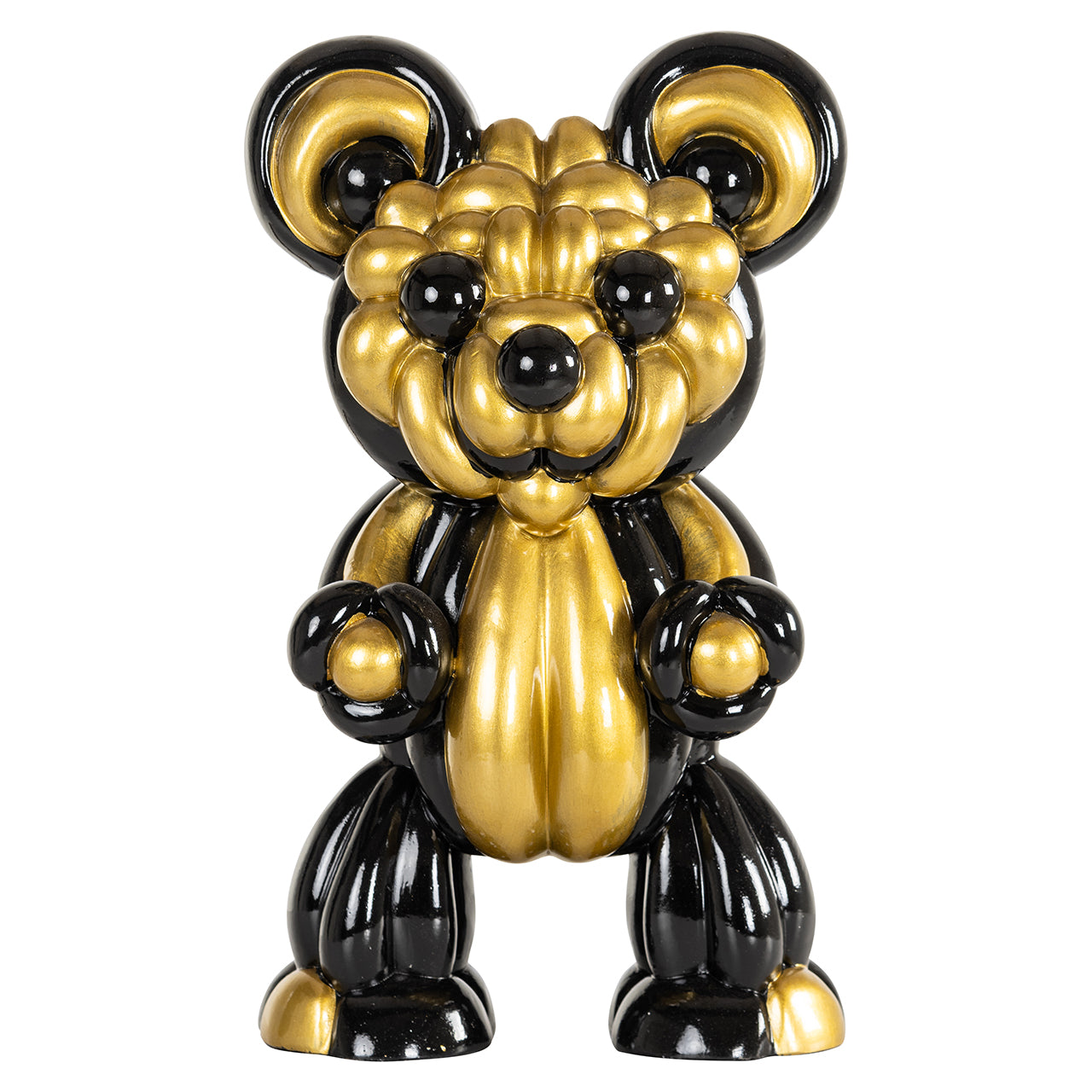 Decorative object Silly (Black/gold)