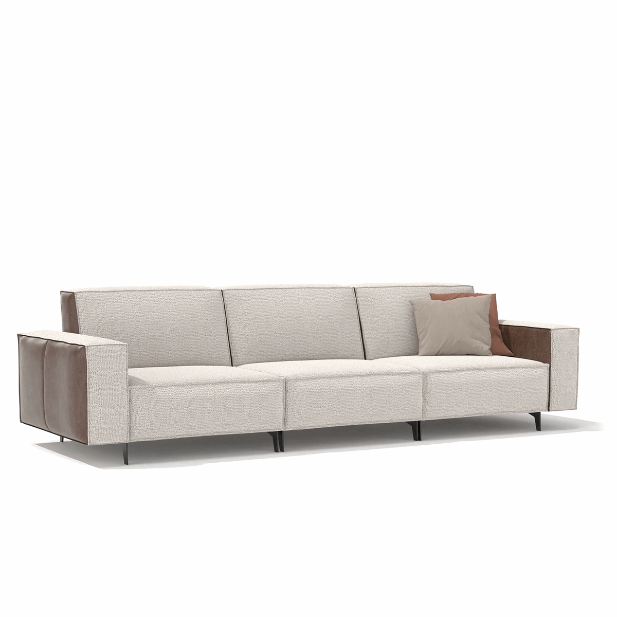Sofa Cavalier - Light Beige 299x100cm