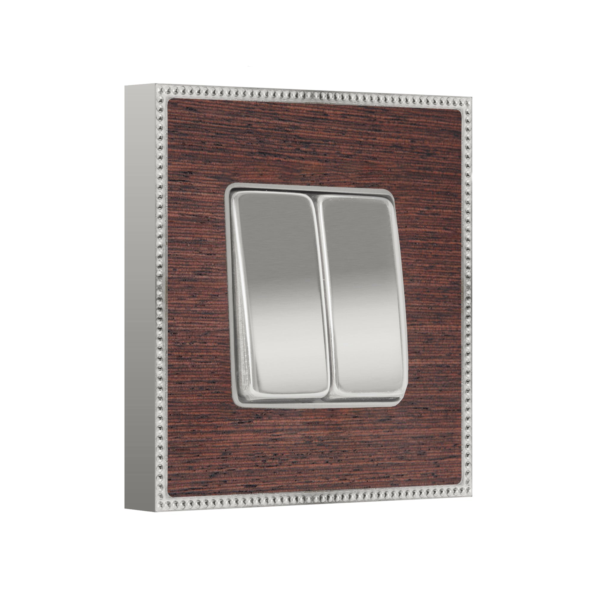 Double Rocker Switch Wood Belle Epoque