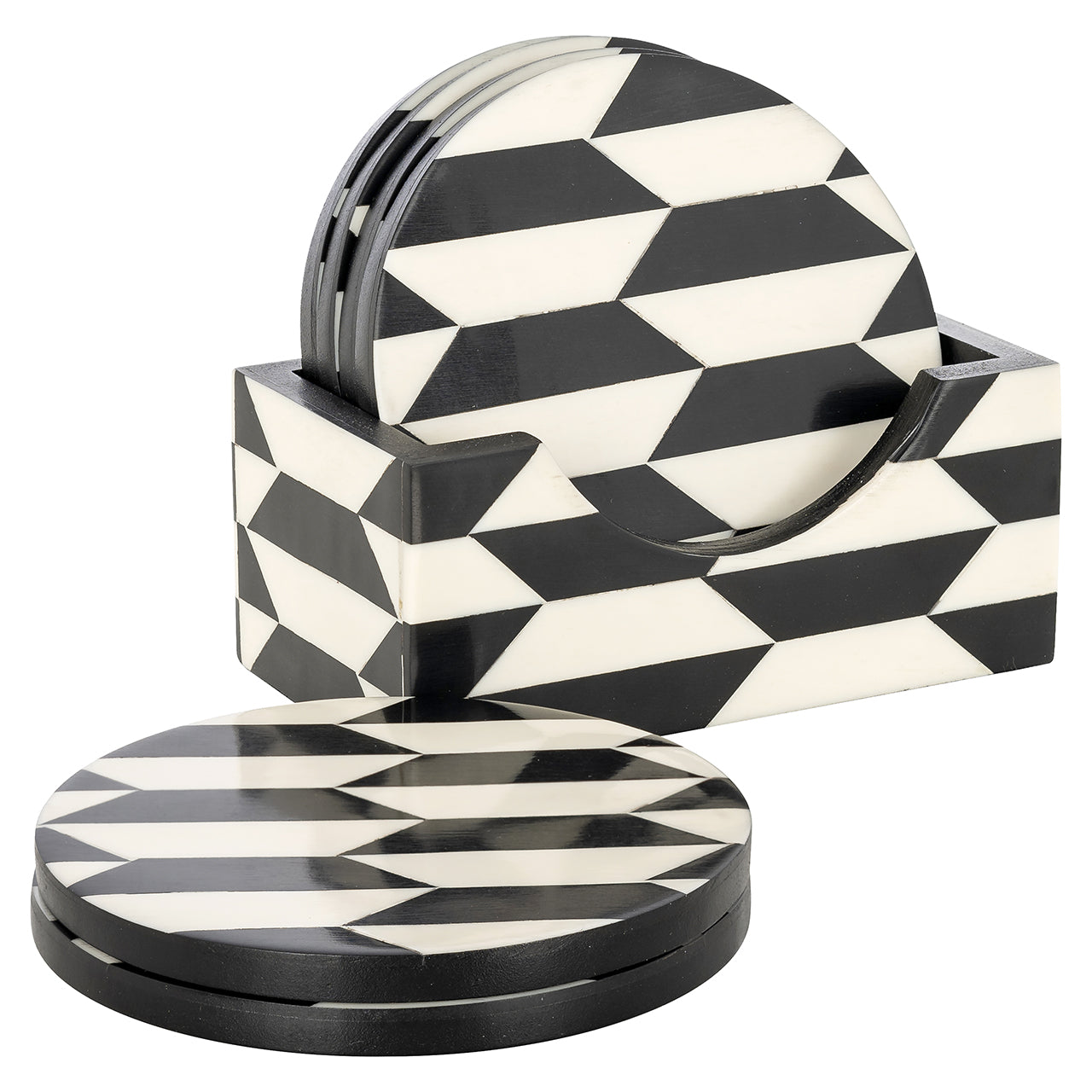 Coaster Jula (Black/white)