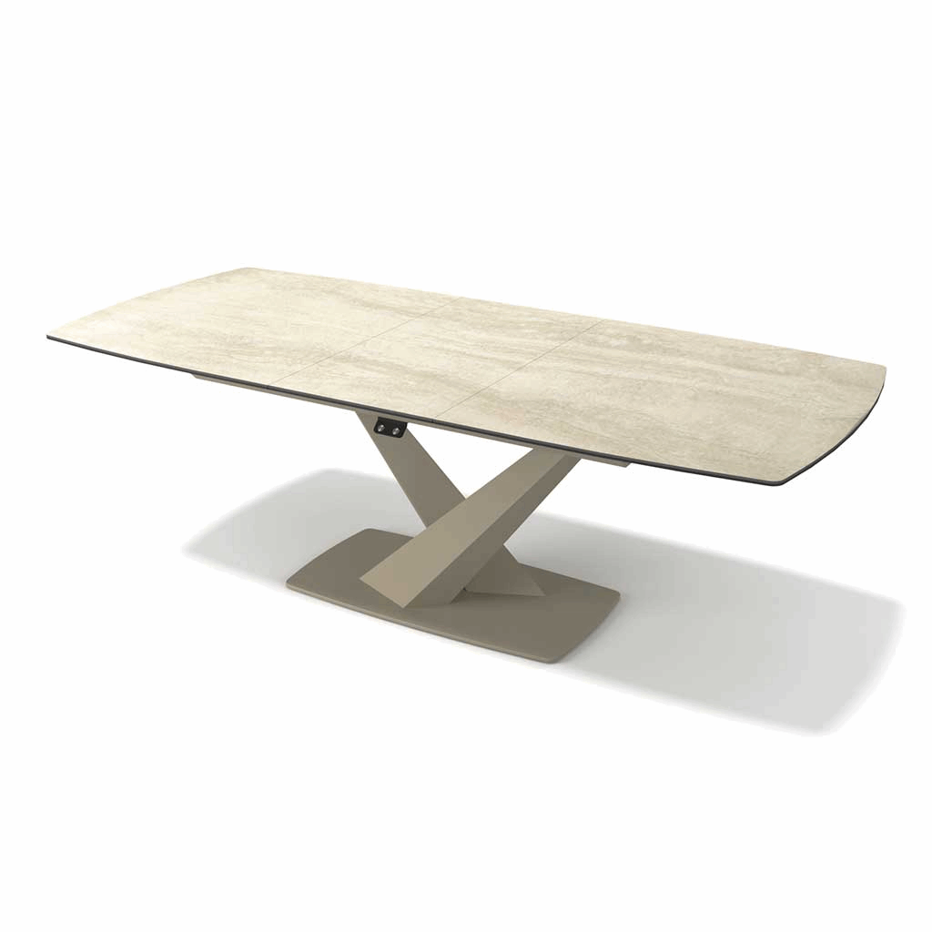 Dining Table Triumph - Ceramic Travertine 180cm | Extendable 230cm