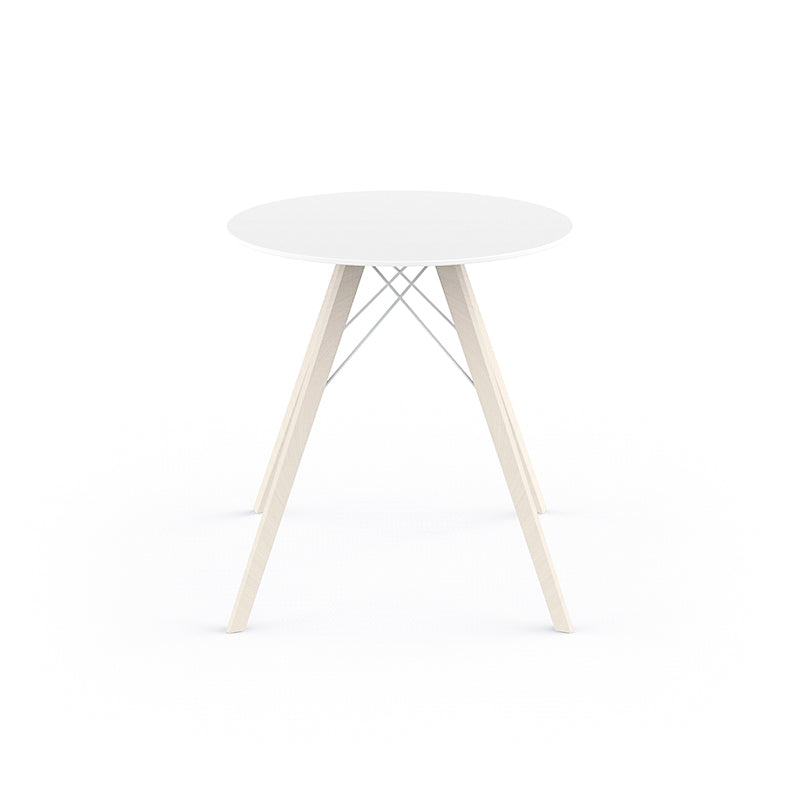 Faz - Wood Dining Table Ø70X74 Cm