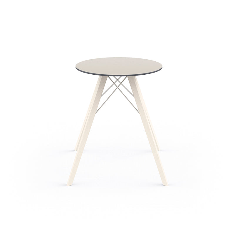 Faz - Wood Dining Table Ø60X74 Cm