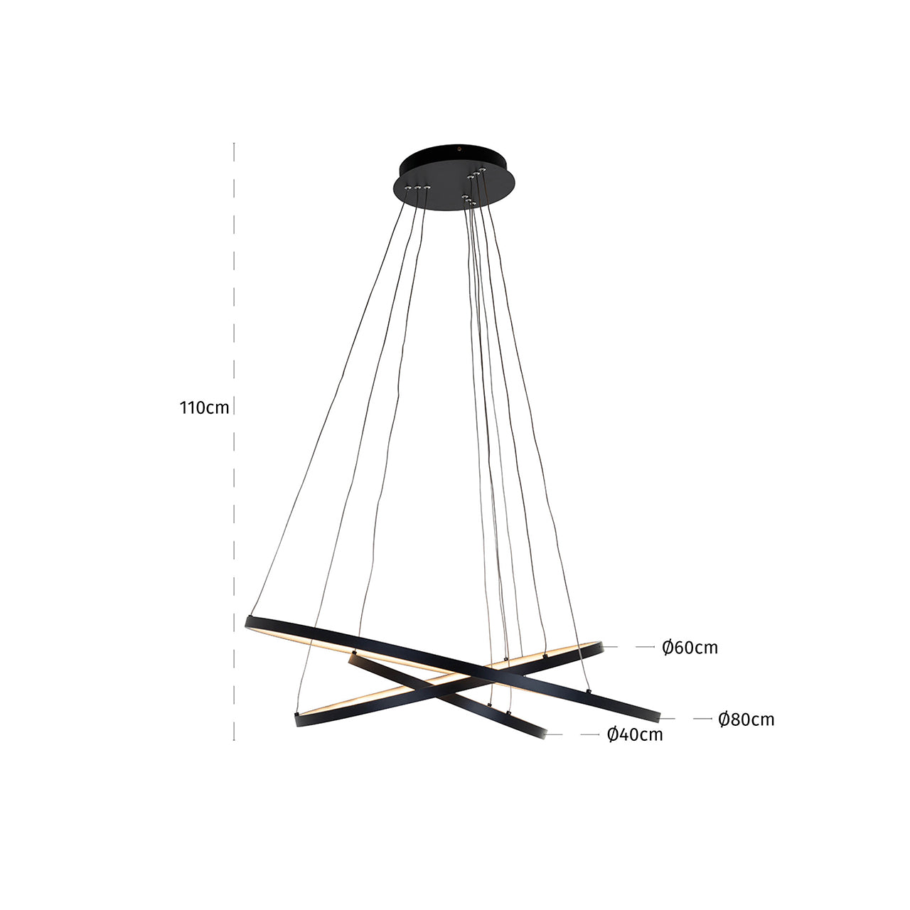 Chandelier Amira black (Black)