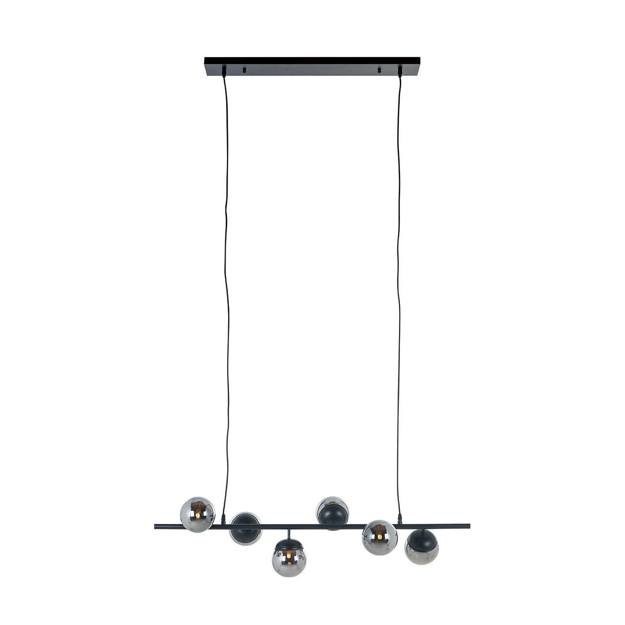 Chandelier Bente smoked (Black)