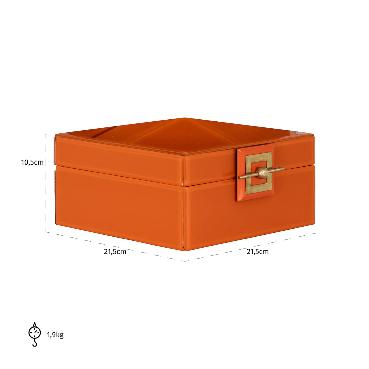 Storage box Bodine orange big