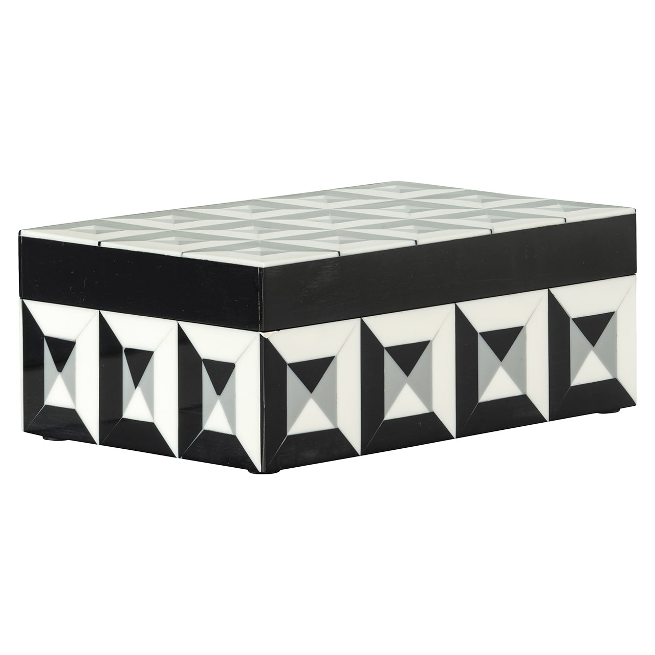 Storage Box Licia (Black/white)