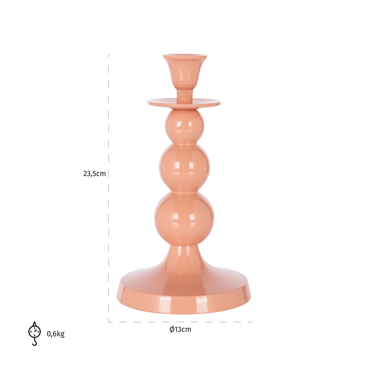 Candle holder Ryan pink (Pink)