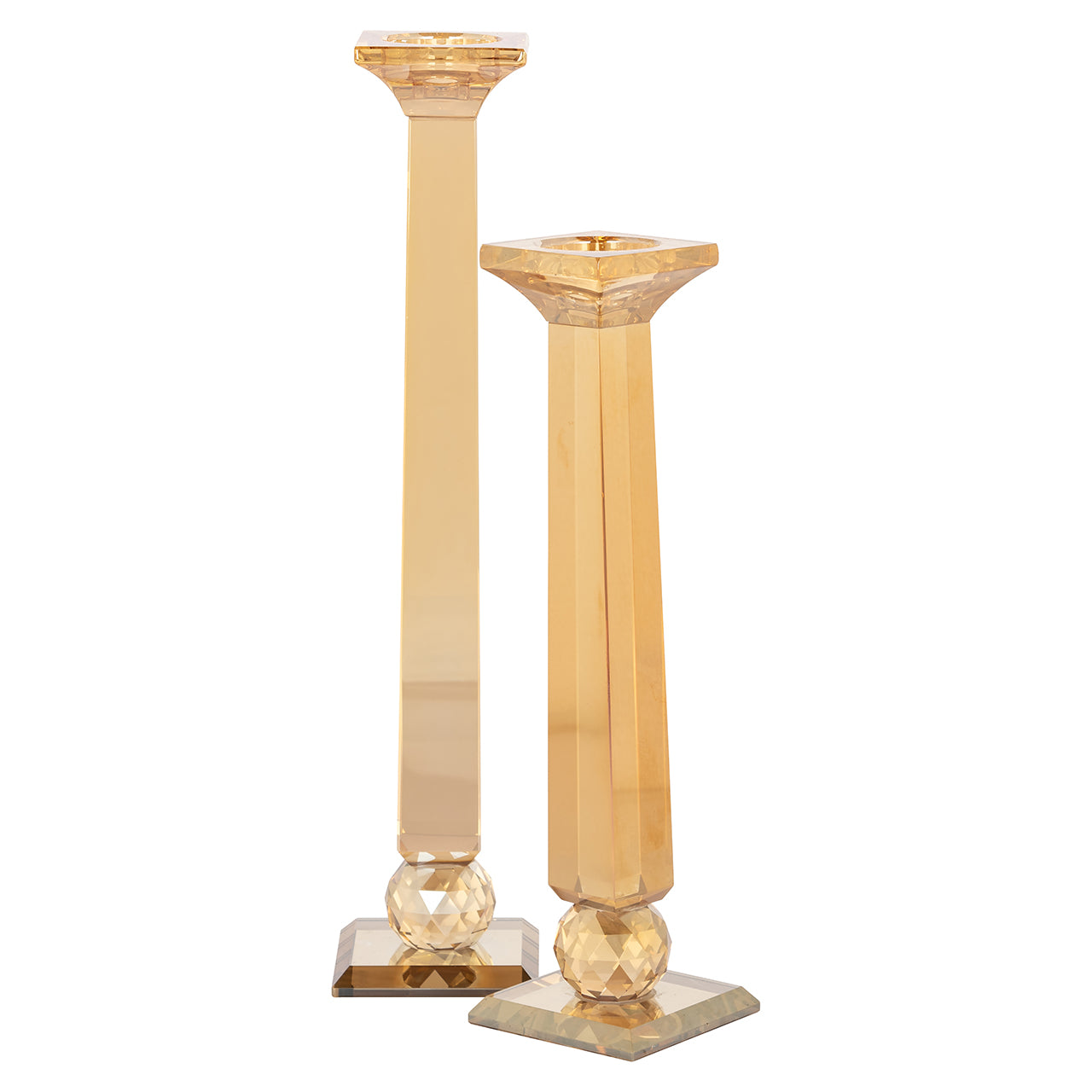 Candle holder Milou small (Amber)