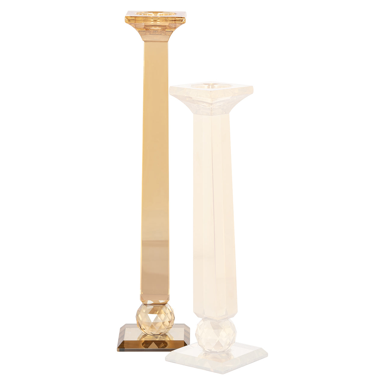 Candle holder Milou big (Amber)