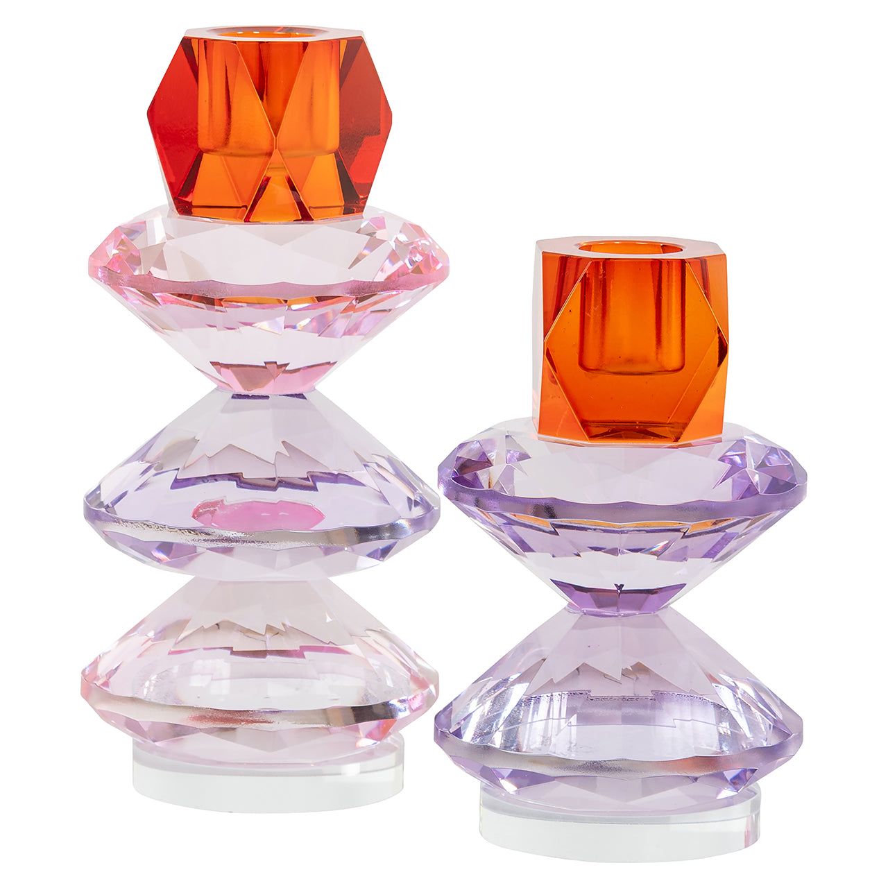 Candle holder Yalena big (Pink)