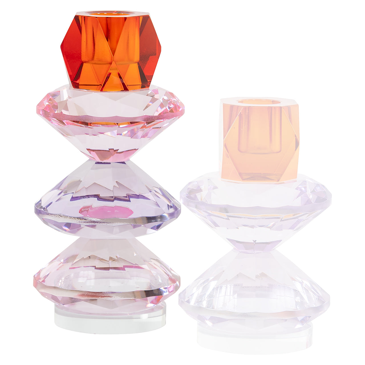 Candle holder Yalena big (Pink)