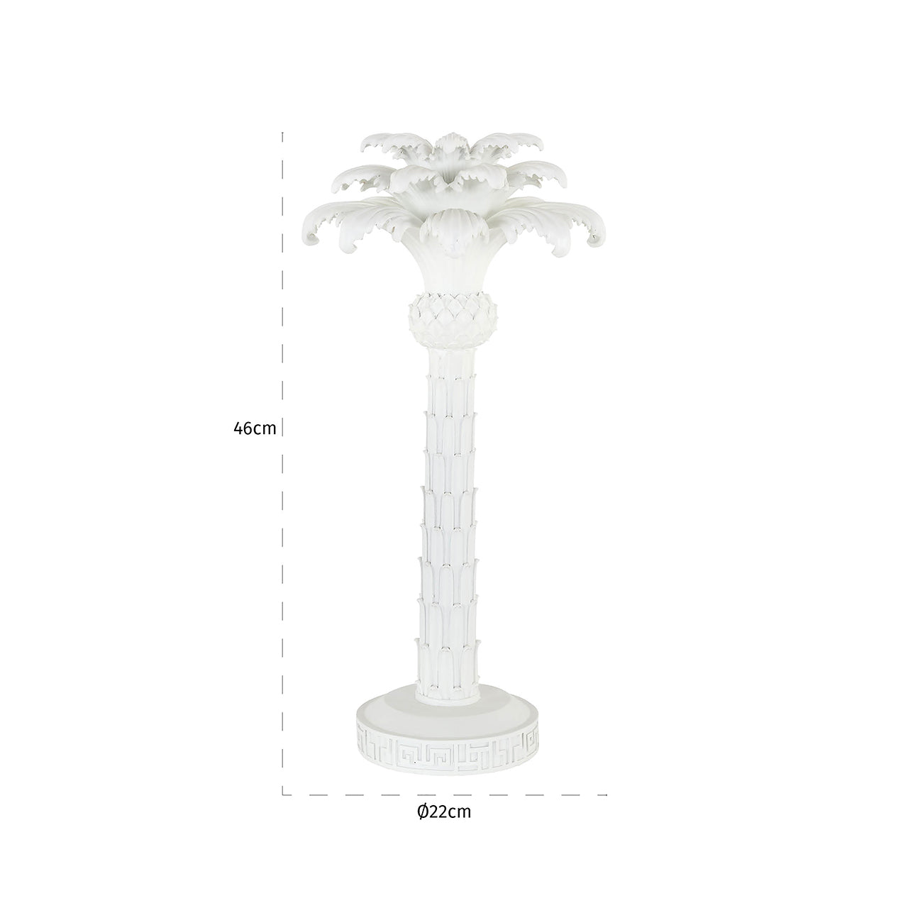 Candle holder Palma big (White)