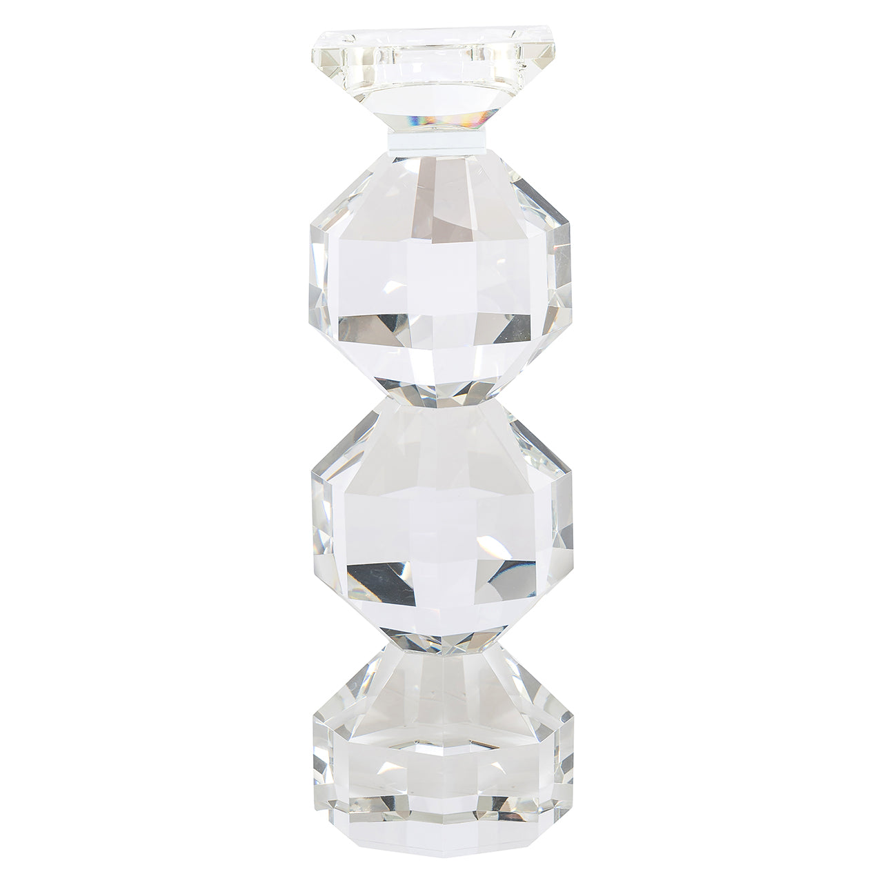 Candle holder Safia small (Clear transparent)