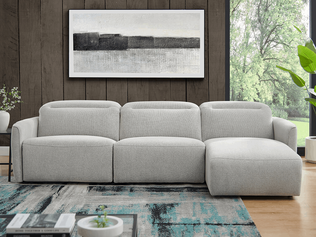 Sofa Valona - Soft Grey | 273 × 165 cm - Lounge Right