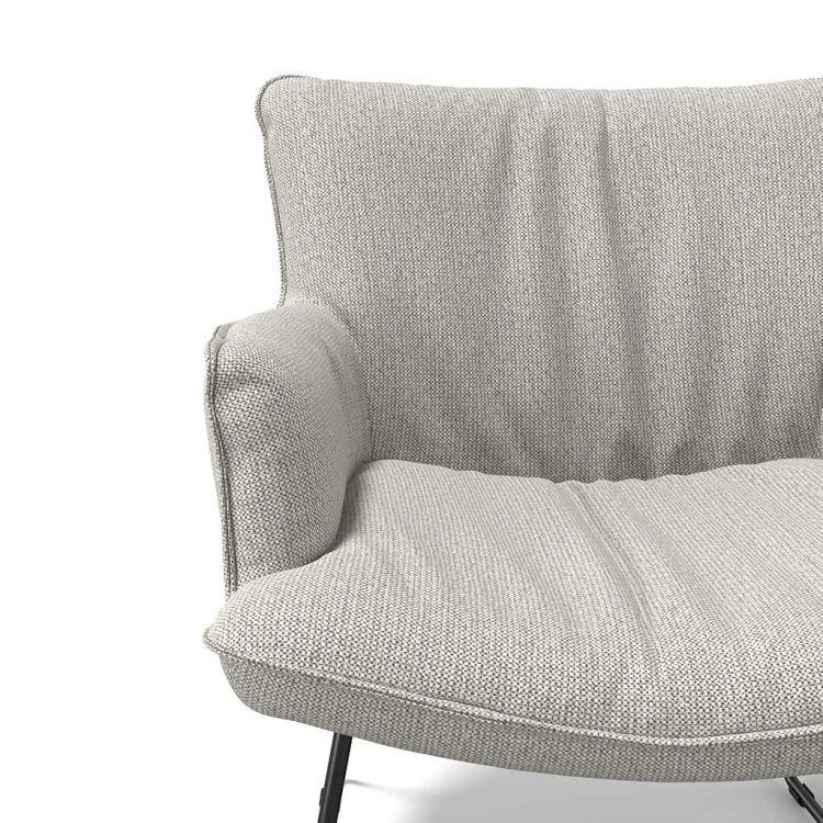 Lounge Chair Slide – Sleek Sled Base in Easy-Care Sneak Fabric