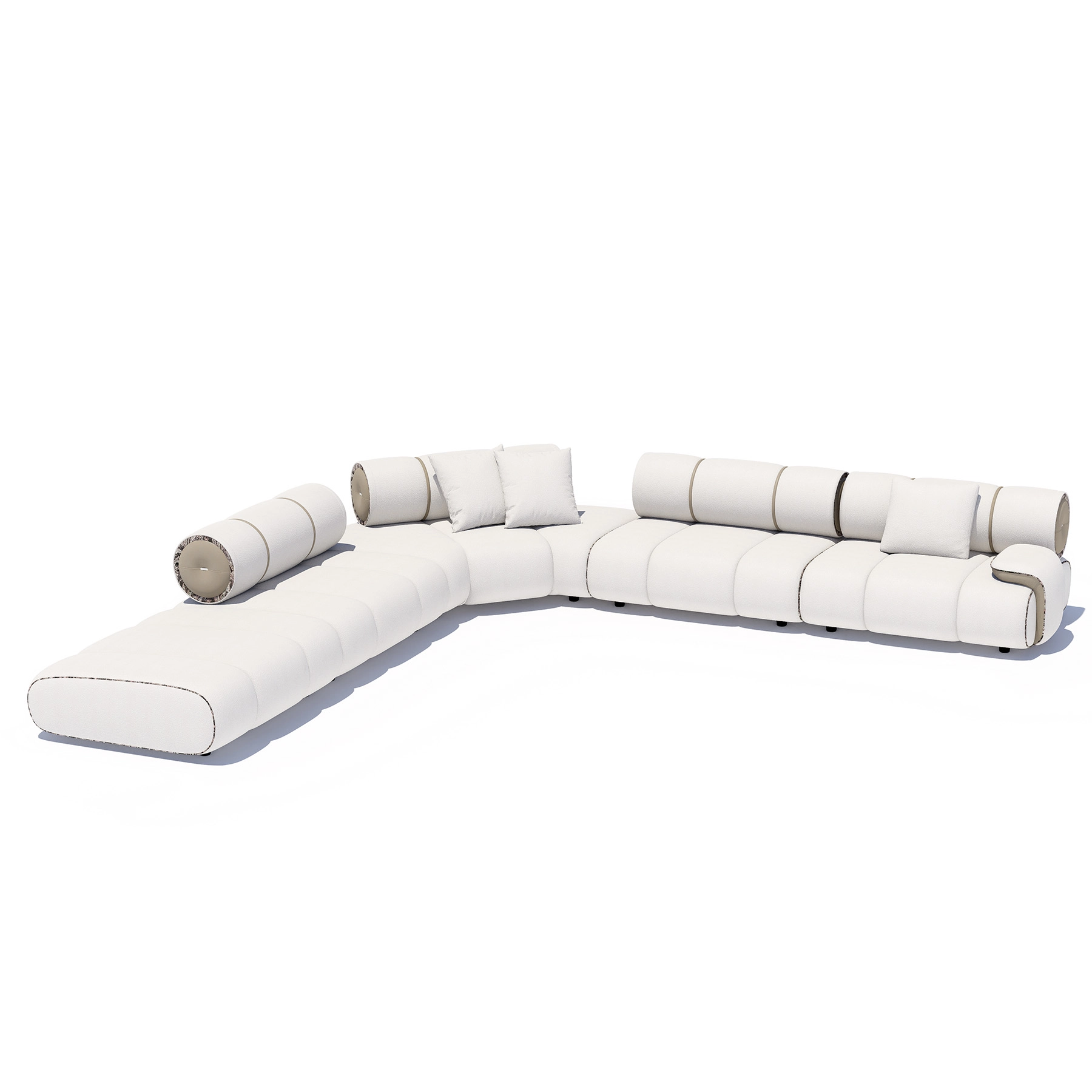 Sofa Orian White 412x421cm